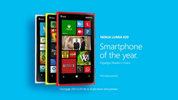 Nokia Lumia 920 windows phone